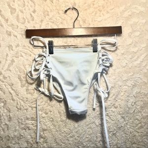 IHeartRaves White High-Waisted Rave Bottoms